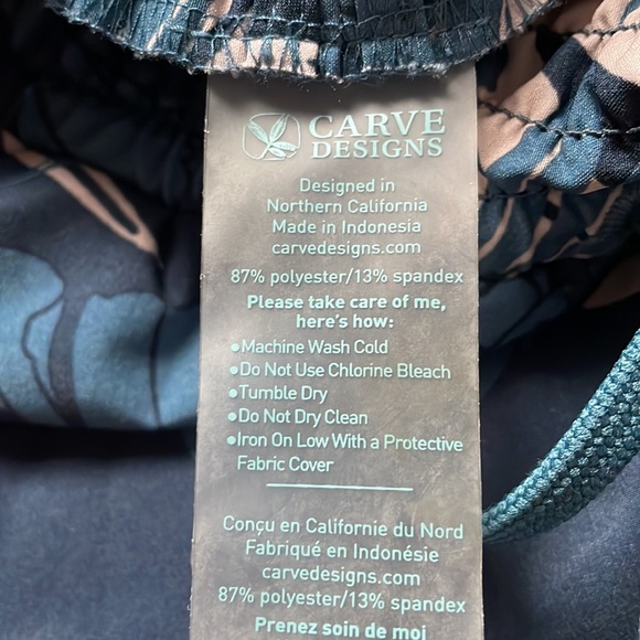 Carve Designs Bali Tropical Board Shorts (Size: Small) - Picture 8 of 11